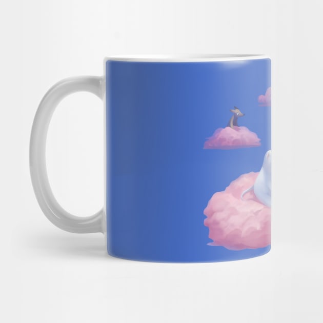 Moomins on pink clouds by Kplmr